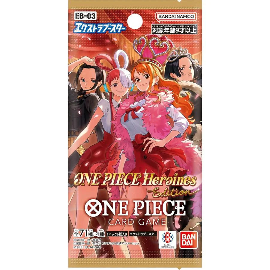 Bandai One Piece Card Game Extra Booster Heroine Edition EB-03 Boxed Japanese