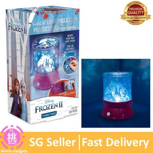 Make It Real – Disney Frozen 2 Starlight Projector - DIY Ceiling Projector for Girls - Illuminates Kids Bedrooms