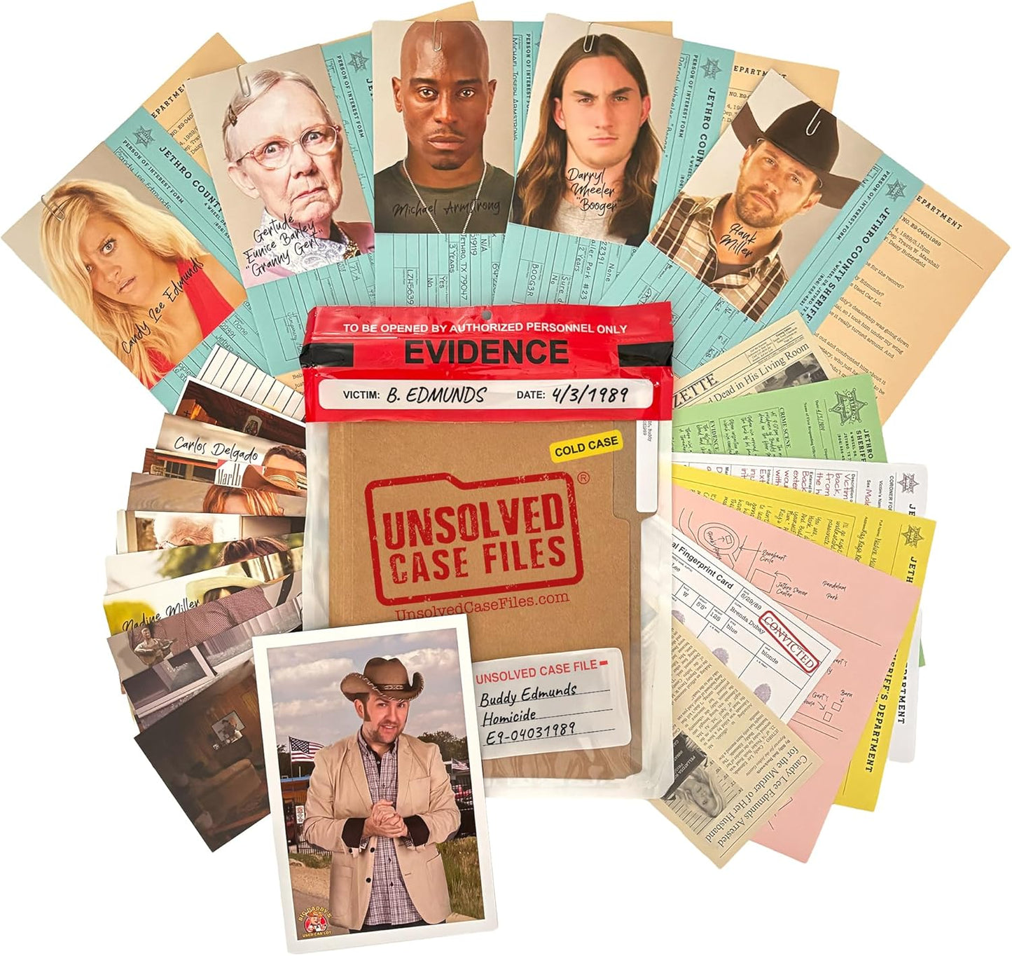 University Games Murder Mystery Party Case Files: Underwood Cellars Unsolved Detective Game Ages 14+