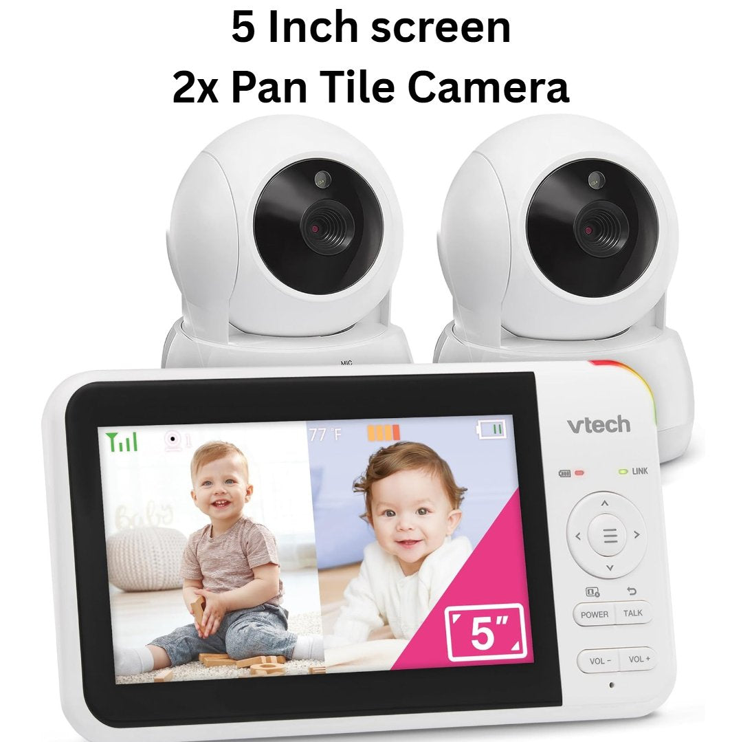 VTech Video Baby Monitor with 19Hour Battery Life 1000ft Long Range Auto Night Vision 2.8” Screen