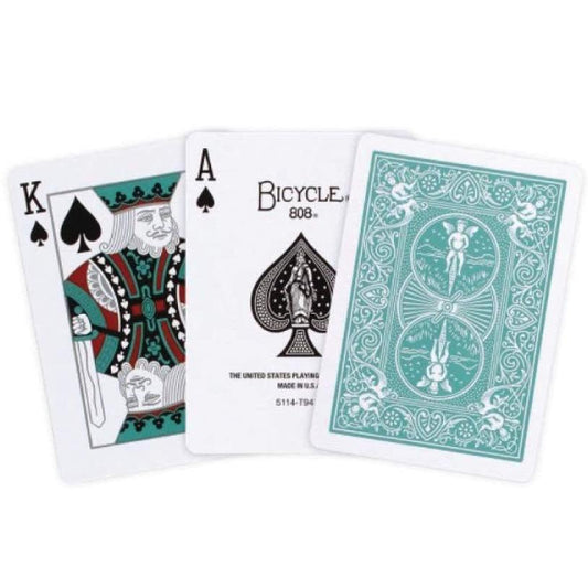 Bicycle Cartes A Jouer Playing Cards, Green - Momo Gadgets