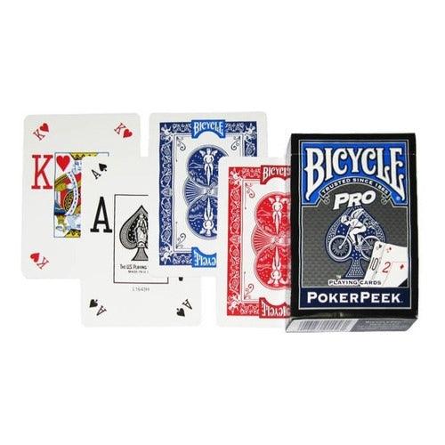 Bicycle Pro Poker Peek Playing Cards - Momo Gadgets