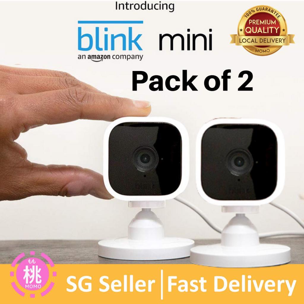 Blink Mini – Compact indoor smart security camera, 1080 HD video, motion detection, Works with Alexa - Momo Gadgets