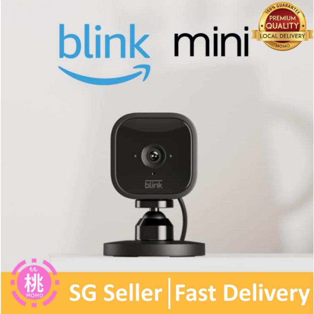 Blink Mini – Compact indoor smart security camera, 1080 HD video, motion detection, Works with Alexa - Momo Gadgets