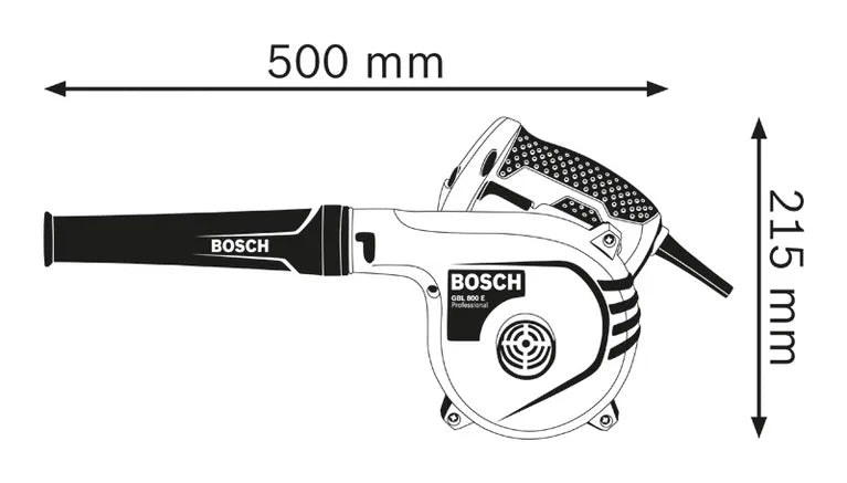 Bosch GBL 800 E Professional Blower with Dust Extraction | Model : B-GBL800E