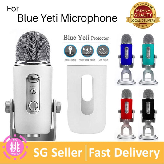 Blue Yeti Protector - Full Protection Silicon Cover for Yeti & Yeti Pro Microphone (5 Colour available) - Momo Gadgets
