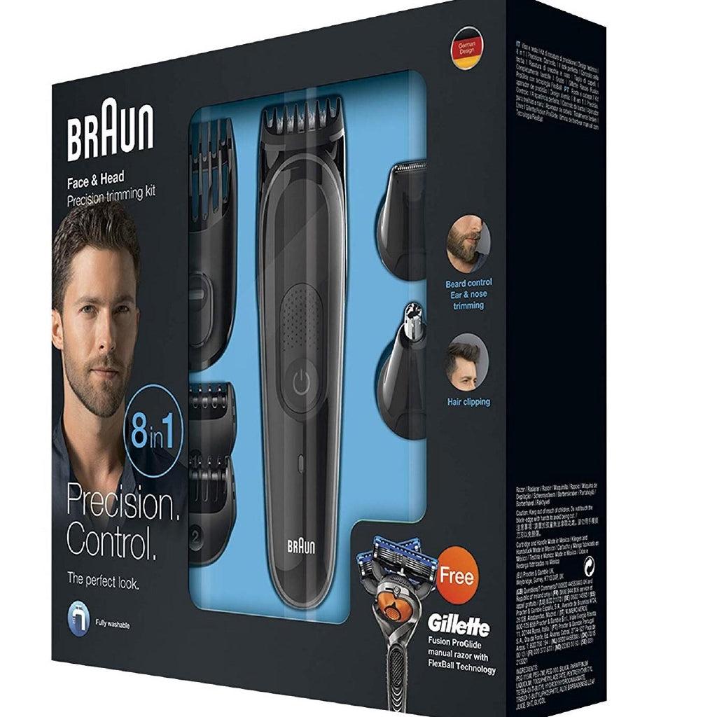 Braun 8-in-1 All-in-one Trimmer MGK3060, Beard Trimmer and Hair Clipper - Momo Gadgets