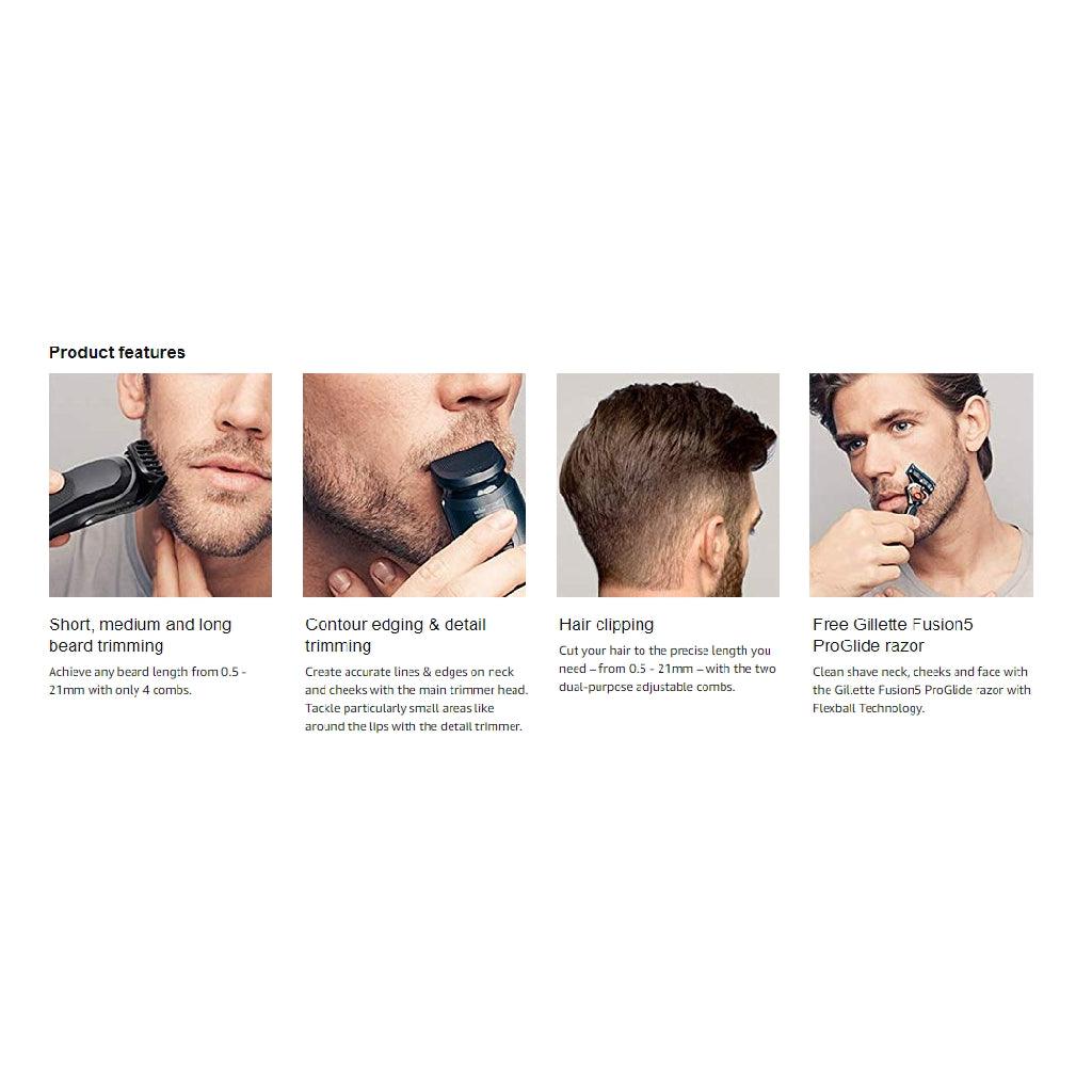 Braun 8-in-1 All-in-one Trimmer MGK3060, Beard Trimmer and Hair Clipper - Momo Gadgets