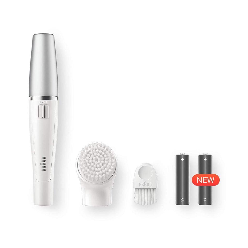 Braun Epilator Face 810 Facial Hair Removal and Facial Cleansing, with Brush and Battery - Momo Gadgets