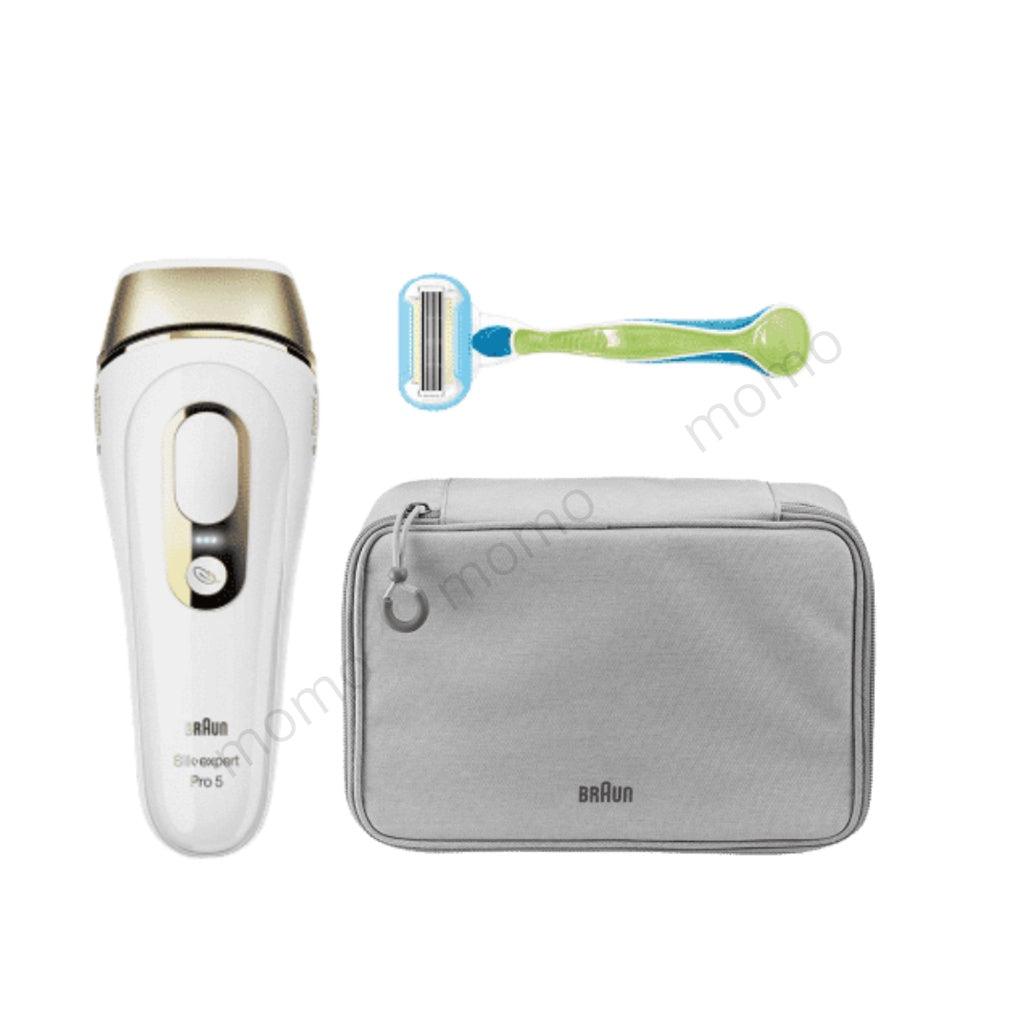 Braun Epilator Silk expert IPL PL5124/PL5014 Local, Hair Removal for Body and Face 400,000 Flasher - Momo Gadgets