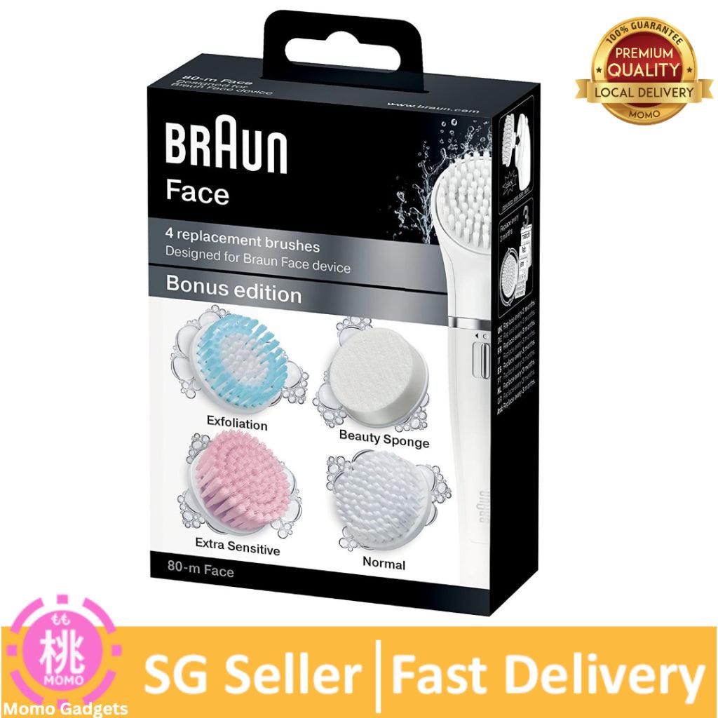 Braun Face Exfoliation Brush for Cleaning Pore Deep, 80 / 80E / 80M Replacement Brushes - Momo Gadgets