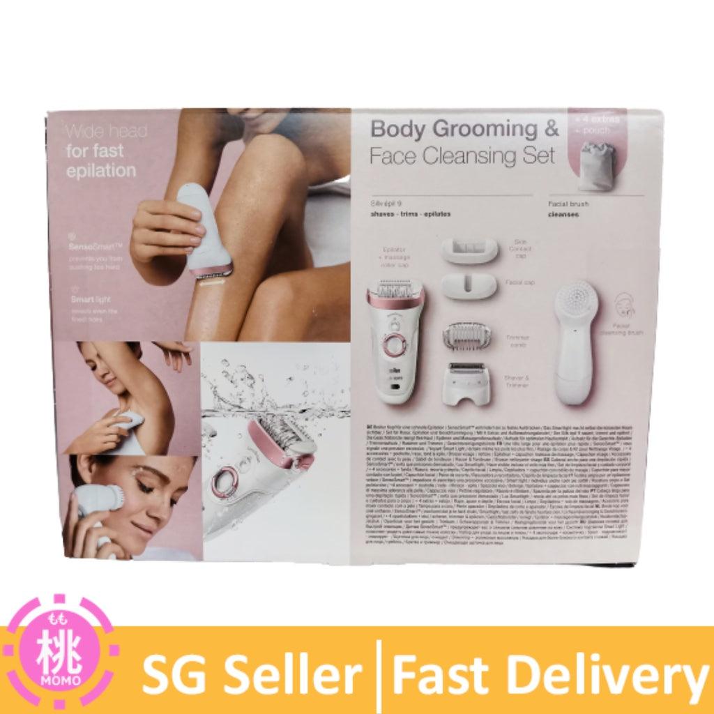 Braun Silk-épil 9-880 Epilator for Long-Lasting Hair Removal, 100% Waterproof - Momo Gadgets