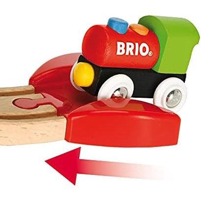 BRIO My First Railway – 33727 Beginner Pack | Wooden Toy Train Set for Kids Age 18 Months and Up - Momo Gadgets