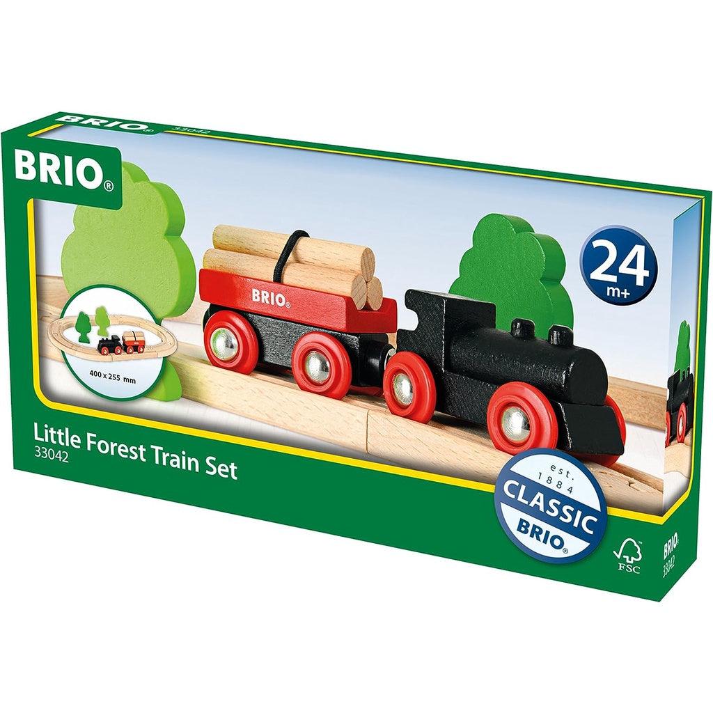 BRIO World - 33042 Little Forest Train Set | 18 Piece Train Toy with Accessories and Wooden Tracks for Kids Ages 3+ - Momo Gadgets