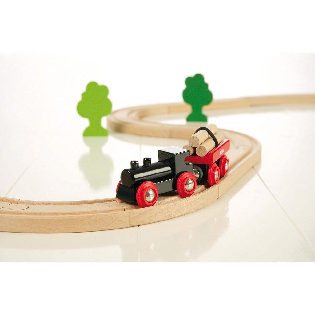 BRIO World - 33042 Little Forest Train Set | 18 Piece Train Toy with Accessories and Wooden Tracks for Kids Ages 3+ - Momo Gadgets