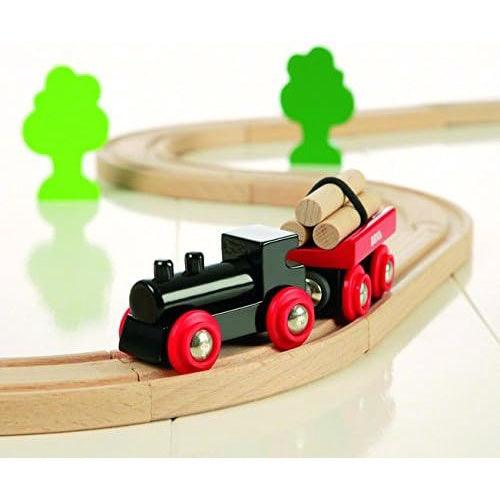 BRIO World - 33042 Little Forest Train Set | 18 Piece Train Toy with Accessories and Wooden Tracks for Kids Ages 3+ - Momo Gadgets