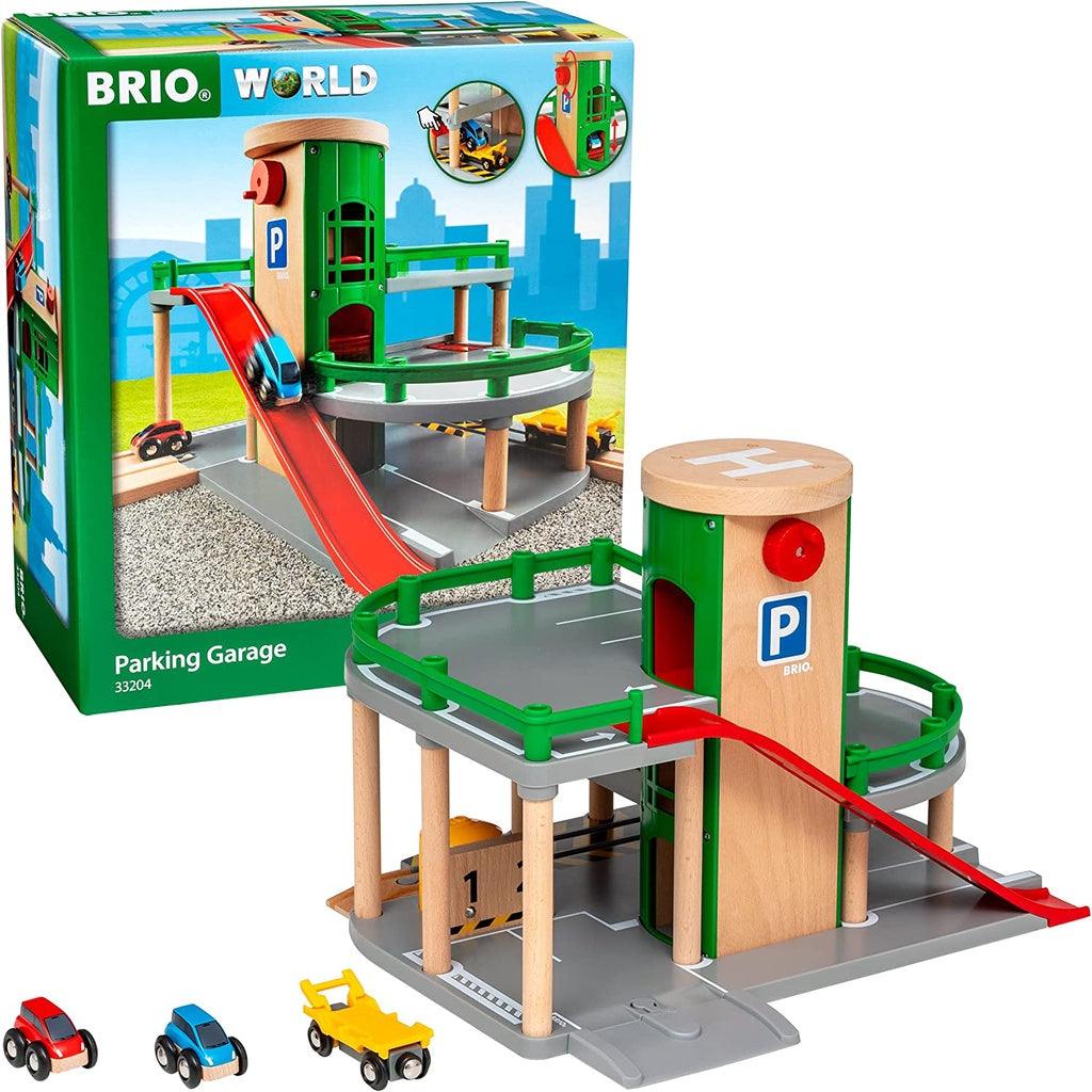 BRIO World Parking Garage | Railway Accessory with Toy Cars for Kids Age 3 and Up - Momo Gadgets