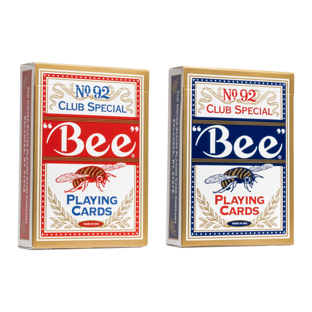 Bee Gold Standard Premium Poker Playing Cards, Standard Index Card Decks