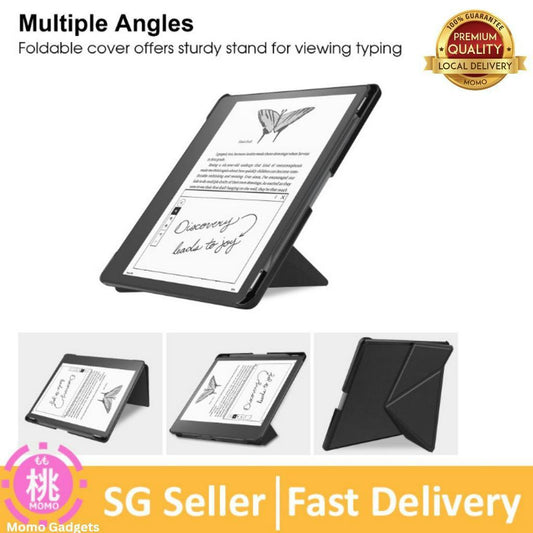 Case for Kindle Scribe 10.2 Inch (2022 Released) - Premium PU Leather Lightweight Book Folio Cover - Momo Gadgets
