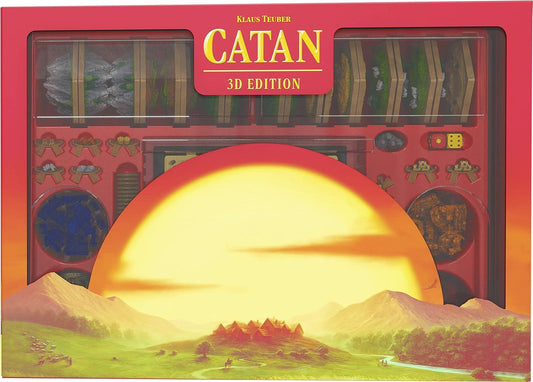 CATAN 3D EDITION Board Strategy Game with Immersive 3D Tiles | Ages 12+ | 3-4 Players - Momo Gadgets