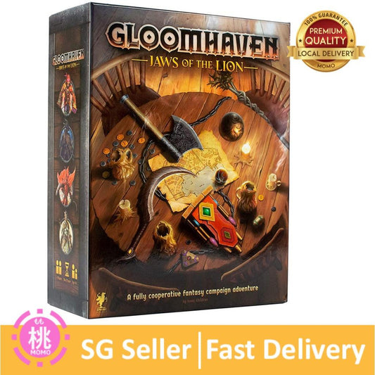 Cephalofair Games Gloomhaven Jaws of The Lion Strategy Boxed Board Game for ages 12 & Up , Brown - Momo Gadgets