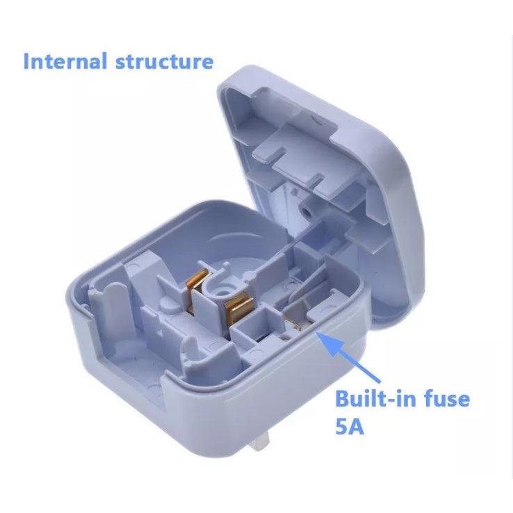 CHINA / US 2 Pin to 3 Pin Travel Adapter Plug with CE ,Pack Of 3 - Momo Gadgets