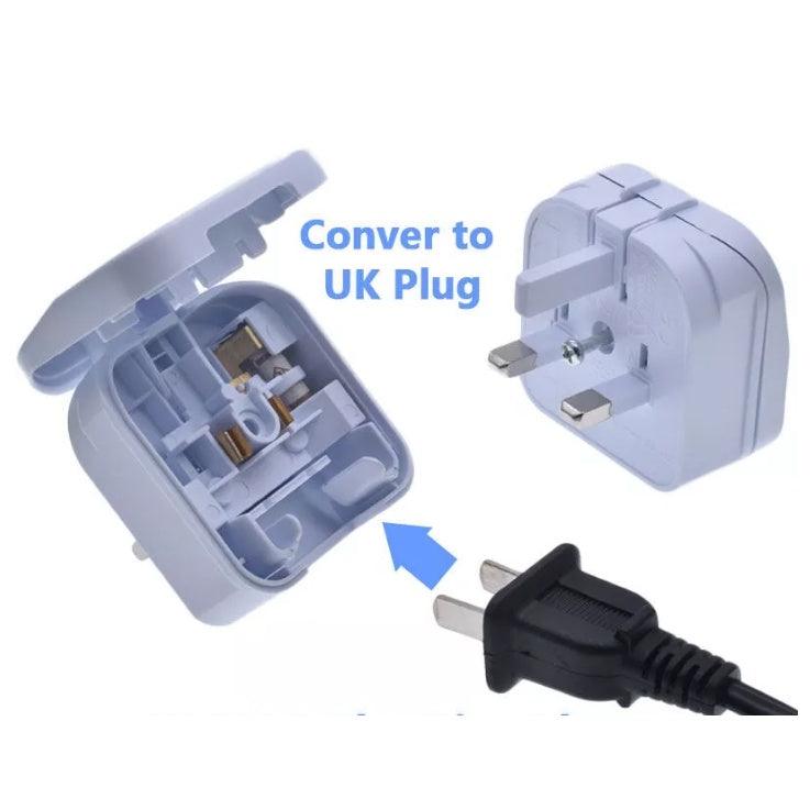 CHINA / US 2 Pin to 3 Pin Travel Adapter Plug with CE ,Pack Of 3 - Momo Gadgets