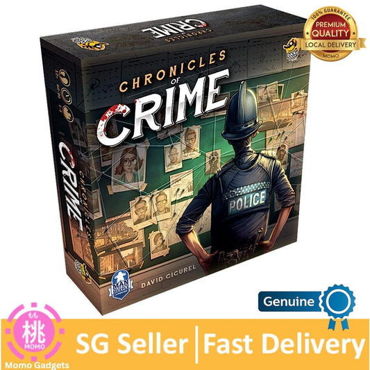 Chronicles of Crime Board Game | Murder Mystery Game | Criminal Investigation Game | Ages 12+ | 1-4 Players - Momo Gadgets