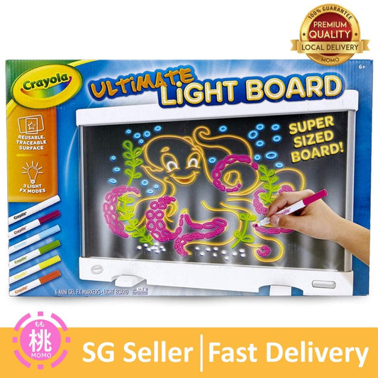 Crayola Ultimate Light Board Drawing Tablet, Gift for Kids, Ages 6, 7, 8, 9 - Momo Gadgets