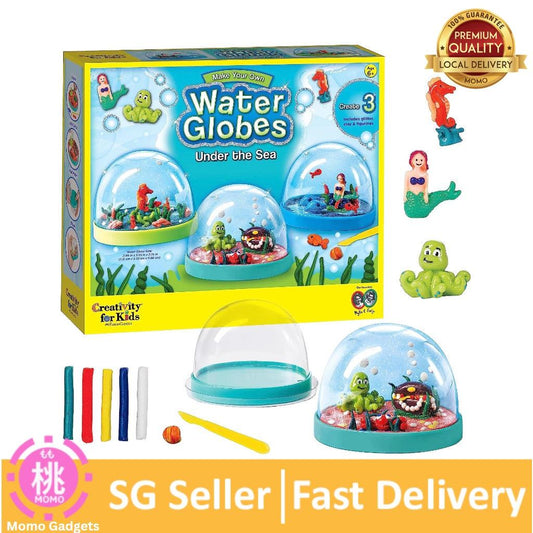 Creativity for Kids Make Your Own Water Globes - Under the Sea Snow Globes - Momo Gadgets