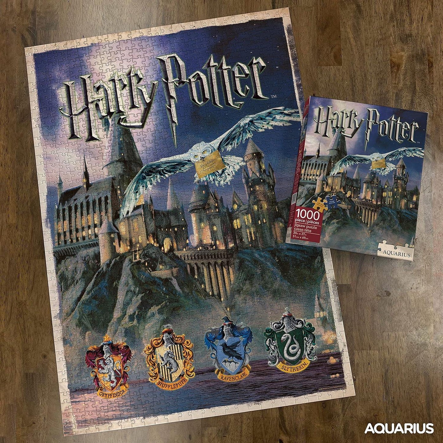 AQUARIUS Harry Potter Puzzle Hogwarts Castle/Diagon Alley (1000 Piece Jigsaw Puzzle)