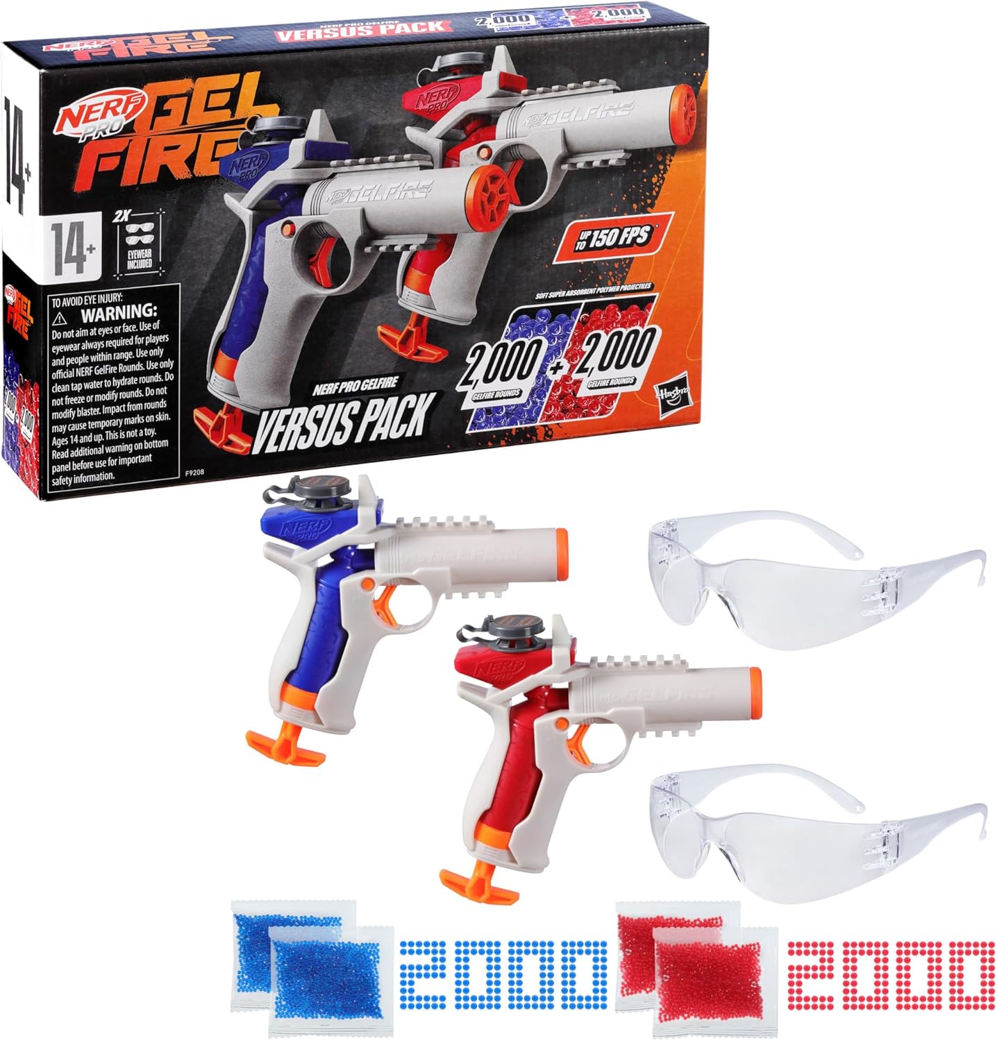 Nerf Pro Gelfire Mythic Blaster / Versus Pack  OR Legion Spring Action Blaster