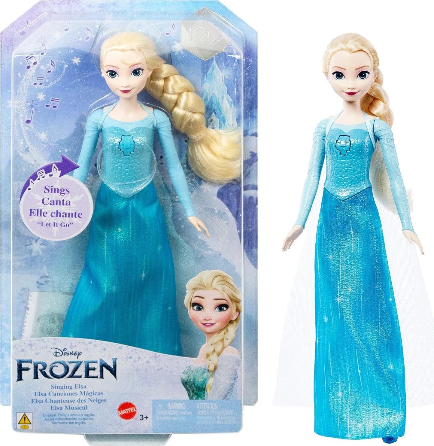 Mattel Disney Frozen Toys, Singing Anna Doll with Signature Clothing, Sings “For the First Time in Forever”