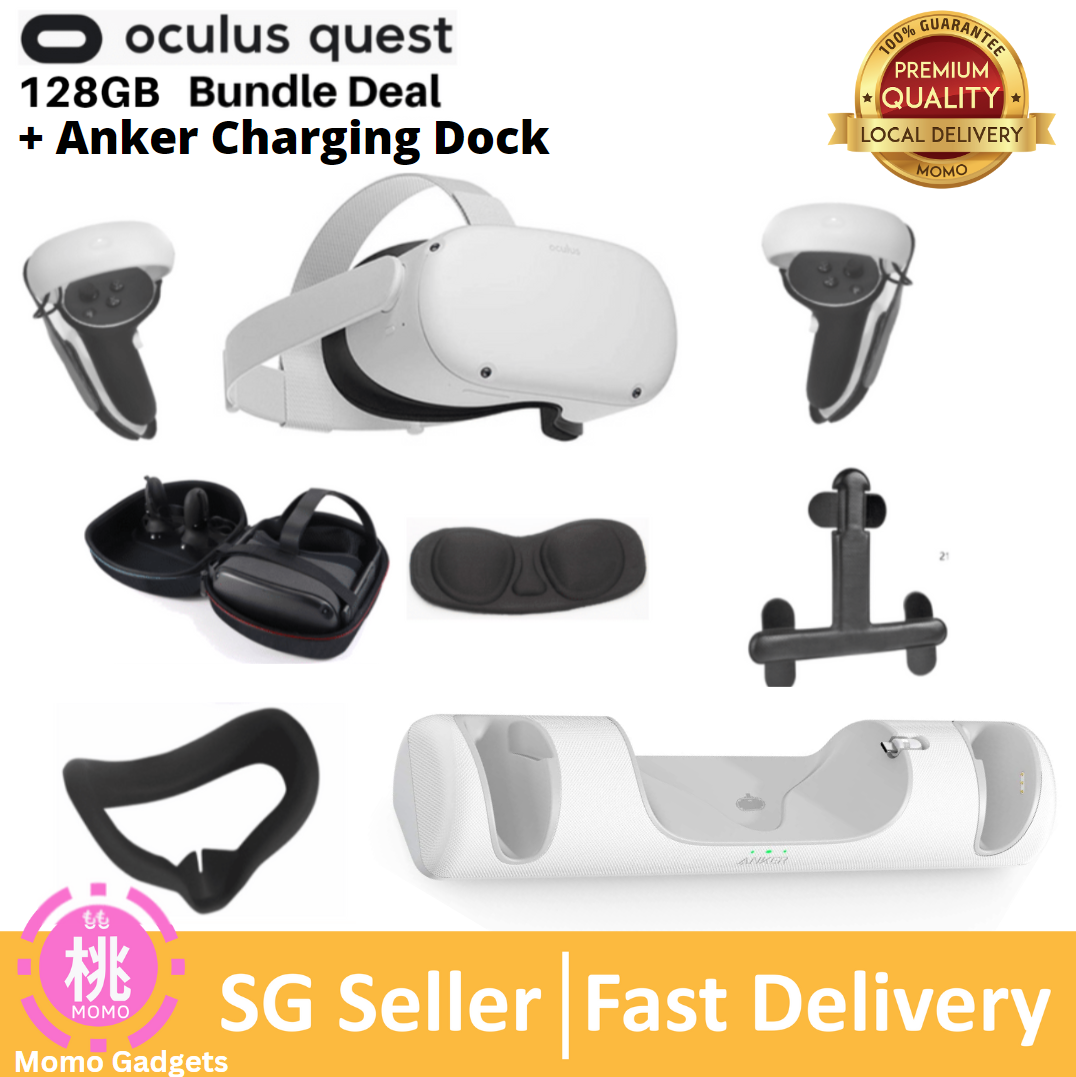 Oculus Quest 2 Ready Stock in SG — Advanced All-In-One Virtual Reality Meta Quest Headset / Beat Saber + Resident Evil 4