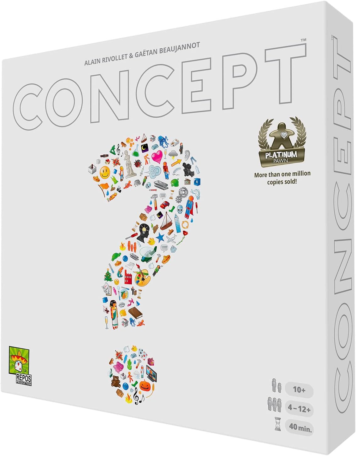Concept Party Game | Team-Based Guessing | Fun Family Game for Adults and Kids | Ages 10+ | 4-12 Players