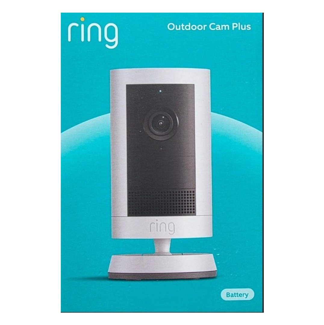 Ring  Outdoor Cam Plus / Stick Up Cam ( 3rd Gen ) Battery HD security camera with two-way talk, Works with Alexa - Ring Solar panel Option available