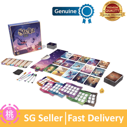 Stella: Dixit Universe Board Game - Competitive Sky Exploration Image Association Game 3-6 Players, 30 Min Playtime