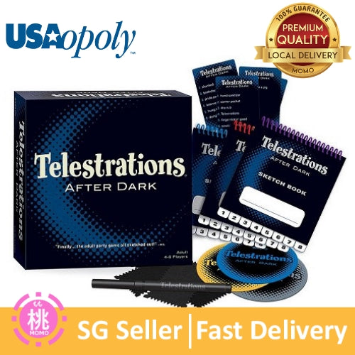 Telestrations After Dark Party Board Game (4-8 Players)