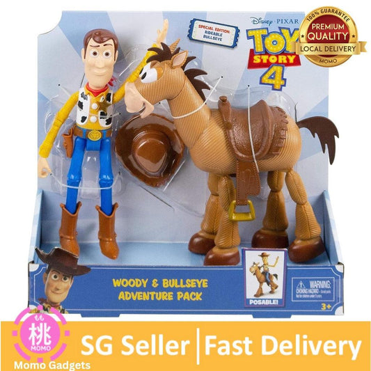 Disney Pixar's Toy Story 4 Pixar Toy Story 4 Woody & Bullseye Adventure Pack - Momo Gadgets