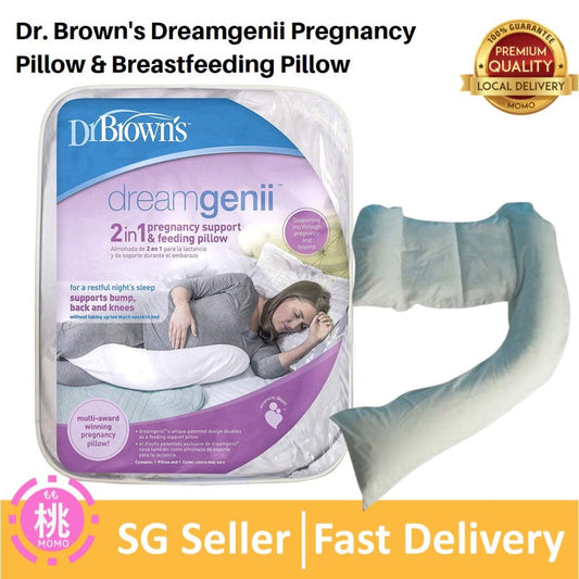 Dr. Brown's Dreamgenii Pregnancy Pillow & Breastfeeding Pillow, 2 in 1 - Momo Gadgets