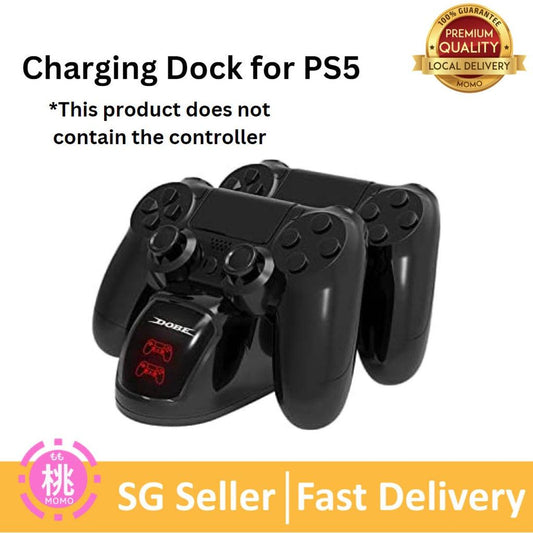 Dual charging dock for Playstation 4 / PS4 / PS4 Pro/ PS4 Slim - Momo Gadgets