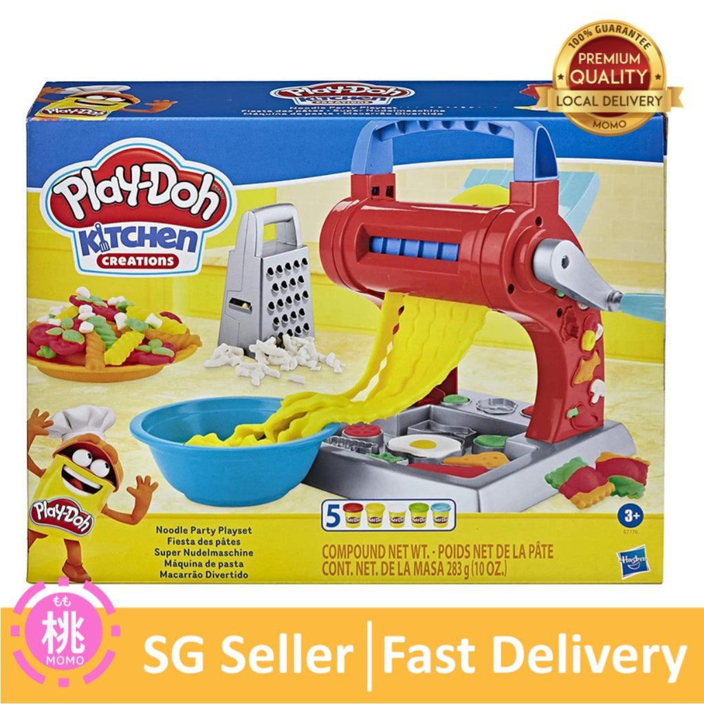 Play Doh Playdoh Kitchen Creations Noodle Party Playset for Kids 3 Years and Up with 5 Non-Toxic Colors
