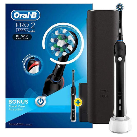 Oral B 2500 Pro 2 CrossAction Electric Toothbrush Rechargeable Powered