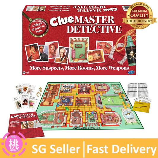 Clue Master Detective - Board Game, Multi-Colored