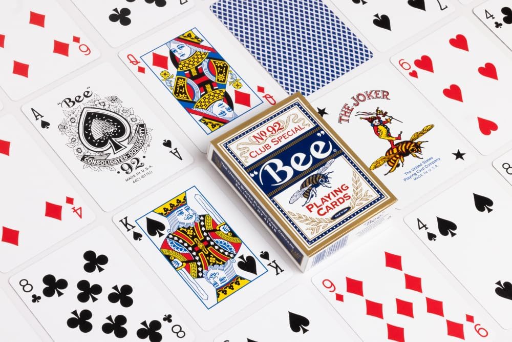 Bee Gold Standard Premium Poker Playing Cards, Standard Index Card Decks