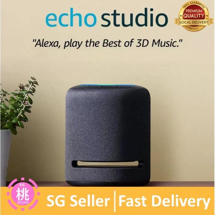 Echo Studio - High-fidelity smart speaker with 3D audio and Alexa - Momo Gadgets