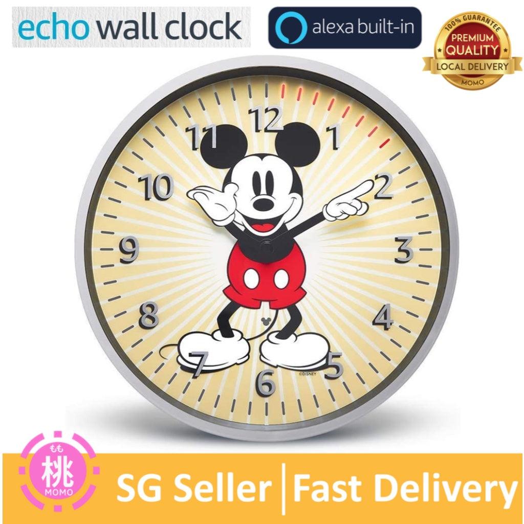 Echo Wall Clock - Disney Mickey Mouse Edition - requires compatible Echo device - Momo Gadgets