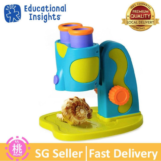 Educational Insights GeoSafari Jr. My First Microscope STEM Toy for Preschoolers - Momo Gadgets