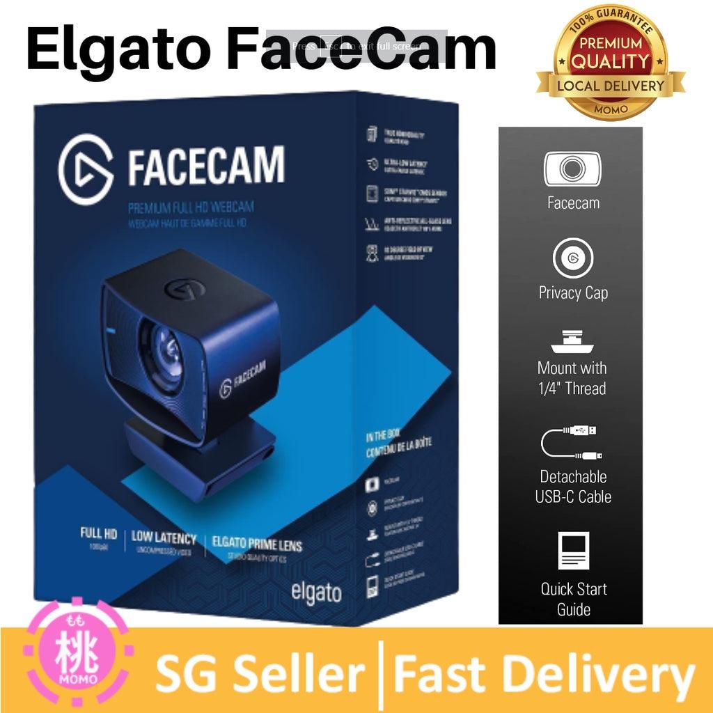 Elgato Facecam - 1080p60 True Full HD Webcam for Live Streaming, Gaming, Video Calls, Advanced Light Correction - Momo Gadgets