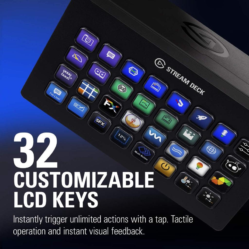 Elgato Stream Deck - Live Content Creation Controller with (6 ,15 or 32 customizable LCD keys Options ) - Momo Gadgets